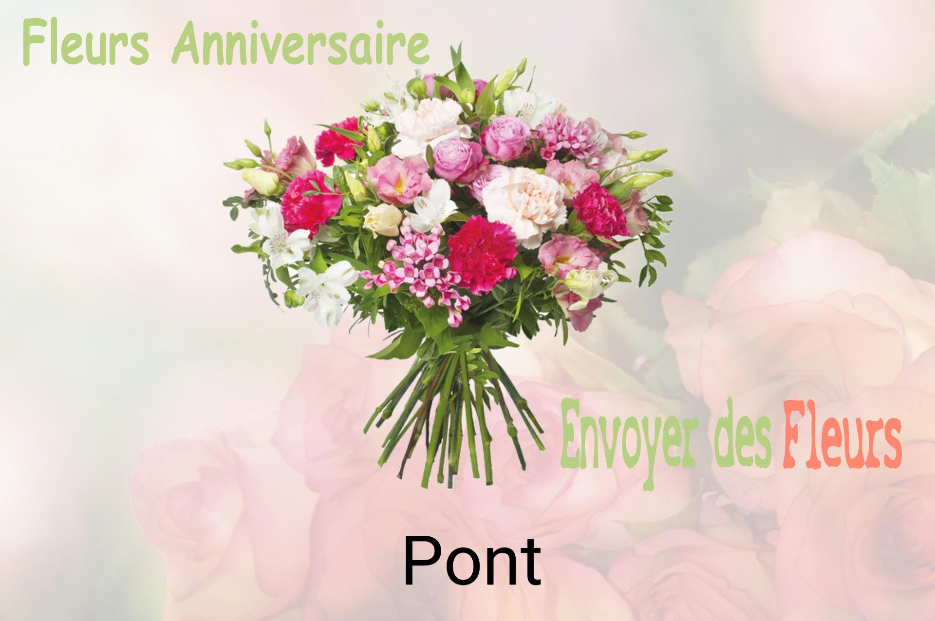 Bouquet de fleurs d’anniversaire livré à Pont